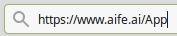 Part of a URL bar of a browser