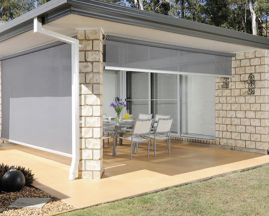 Outdoor blinds and awnings