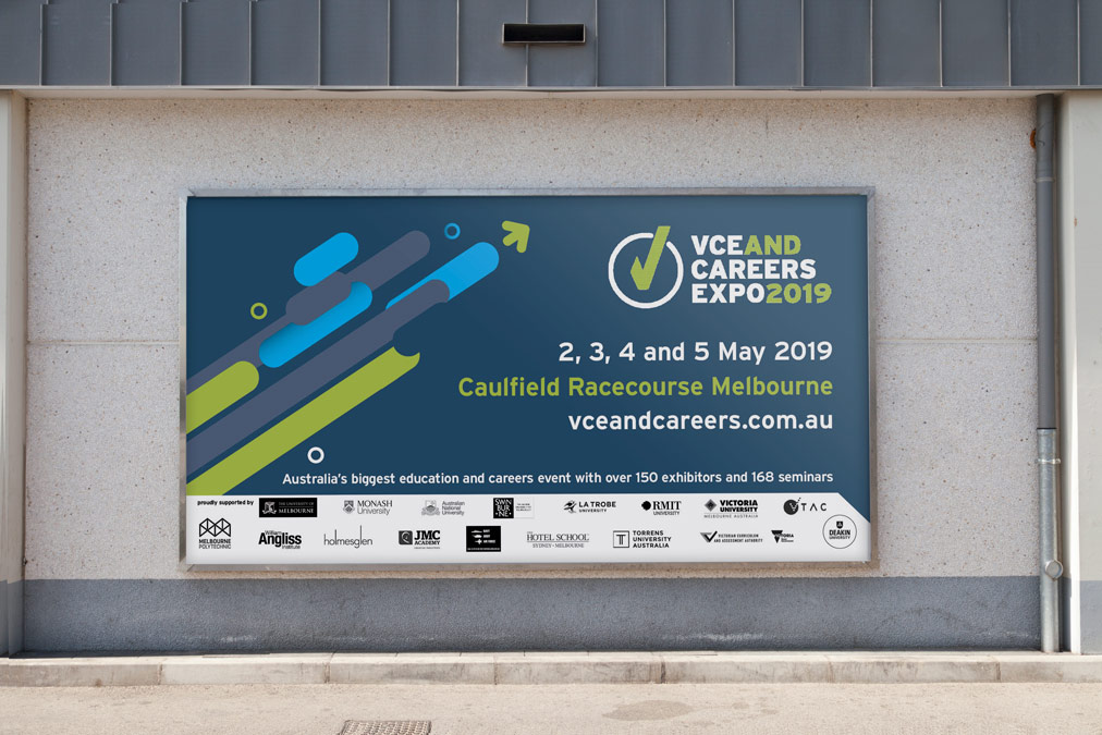 VCE AND CAREERS EXPO 2019 Billboard Design