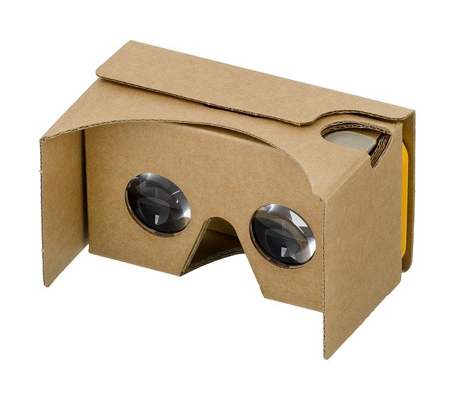 A Google Cardboard device