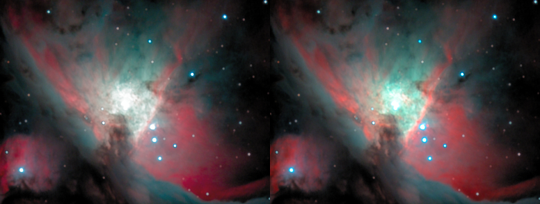 M42's core side-by-side