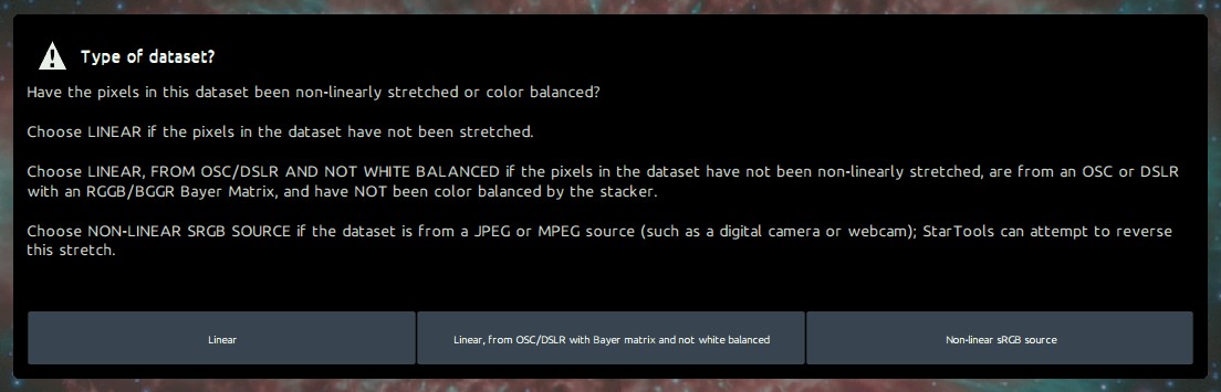 Signal evolution Tracking dialog