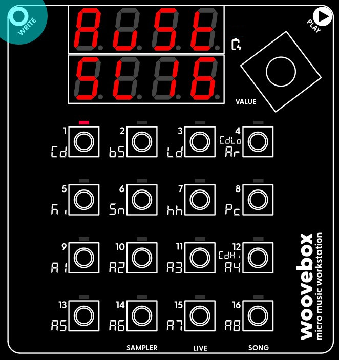 Woovebox interface showing auto-slice being selected