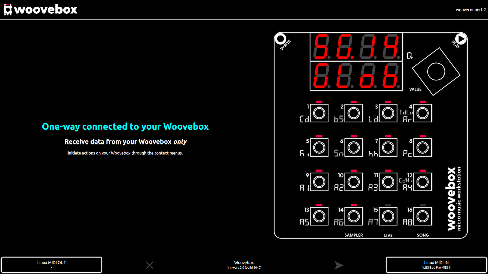 Wooveconnect interface
